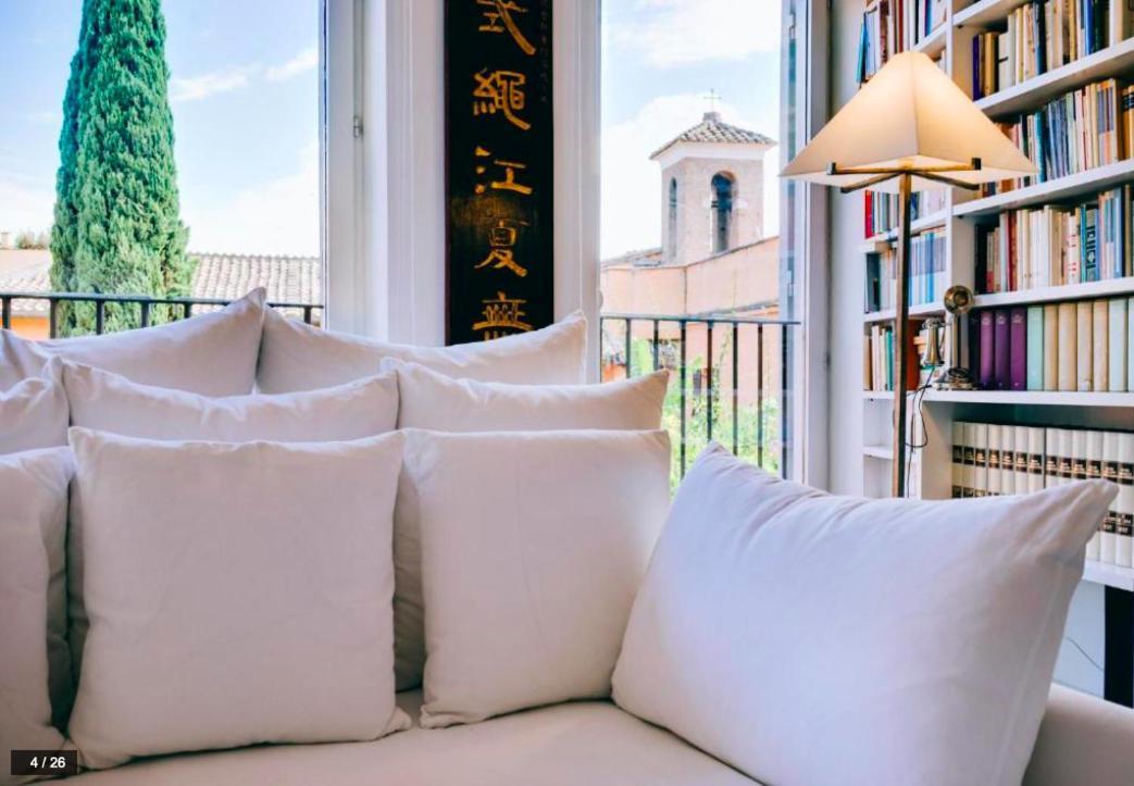 Luxury Art Apartment In Trastevere With Terrace Řím Exteriér fotografie