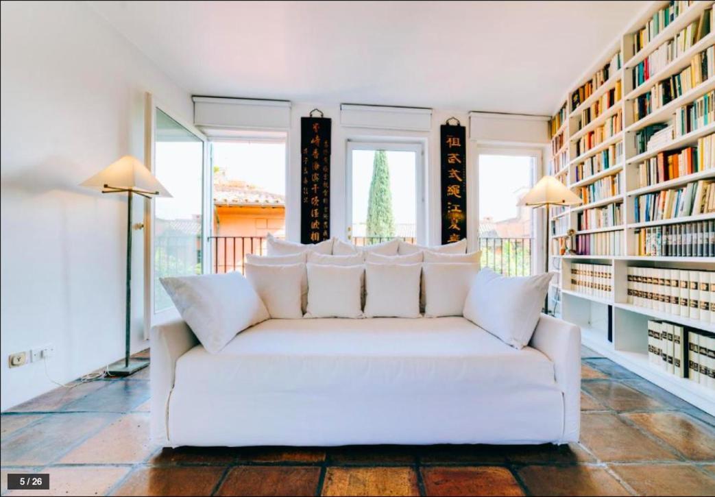 Luxury Art Apartment In Trastevere With Terrace Řím Exteriér fotografie