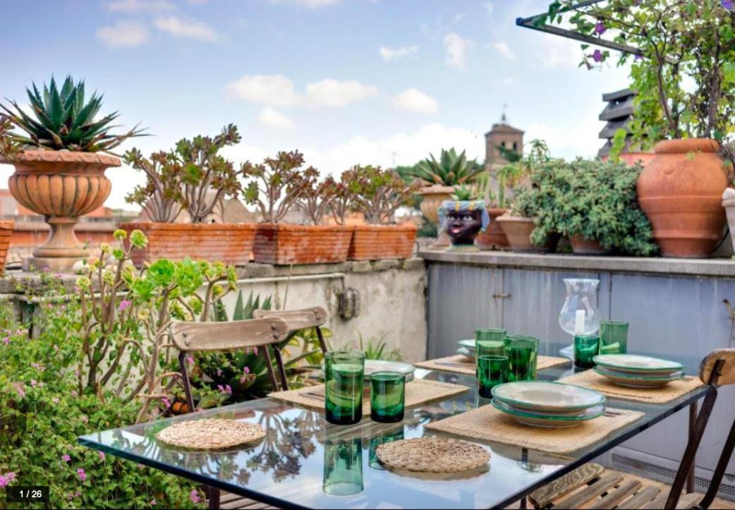 Luxury Art Apartment In Trastevere With Terrace Řím Exteriér fotografie