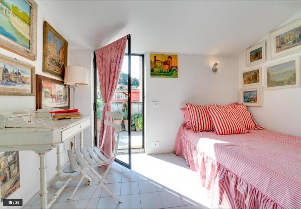 Luxury Art Apartment In Trastevere With Terrace Řím Exteriér fotografie