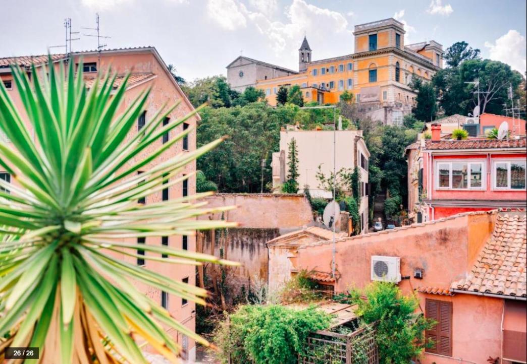 Luxury Art Apartment In Trastevere With Terrace Řím Exteriér fotografie