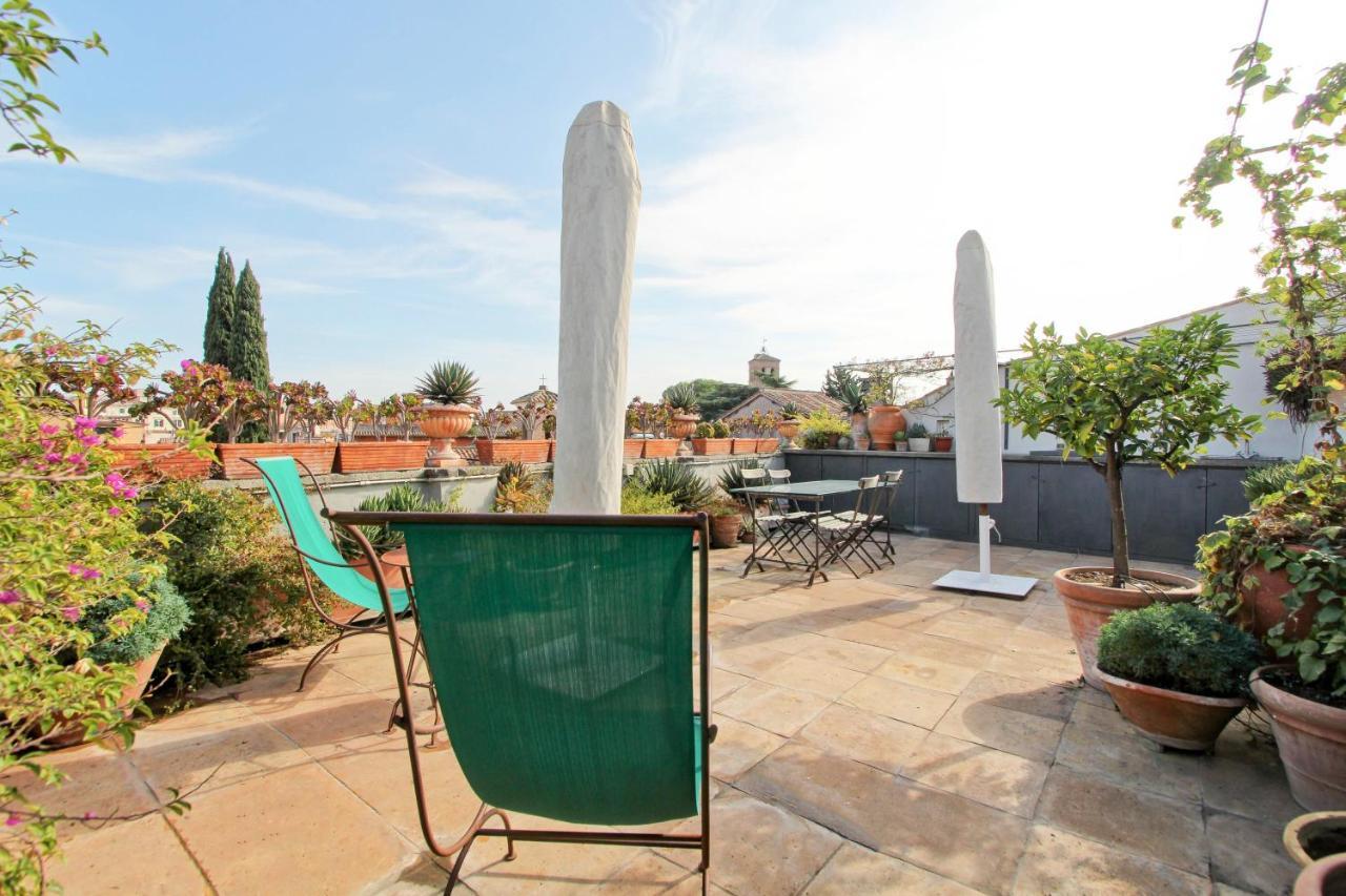 Luxury Art Apartment In Trastevere With Terrace Řím Exteriér fotografie