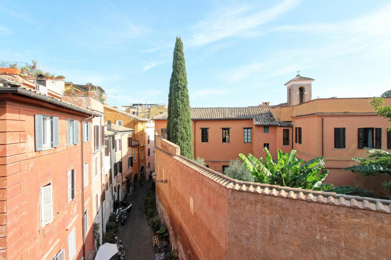 Luxury Art Apartment In Trastevere With Terrace Řím Exteriér fotografie