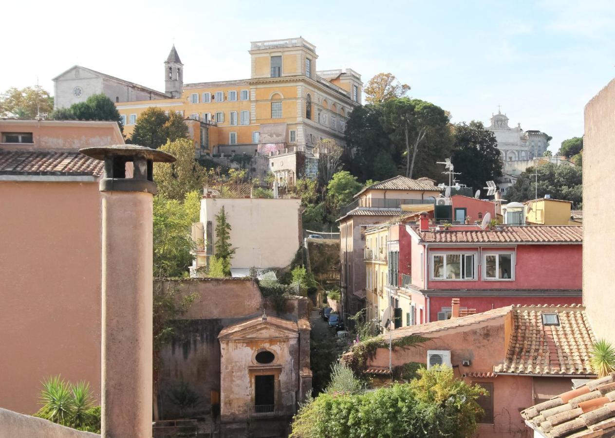 Luxury Art Apartment In Trastevere With Terrace Řím Exteriér fotografie